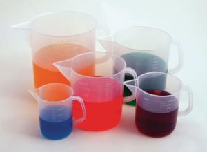 Beakers with Handle, Short Form, PP