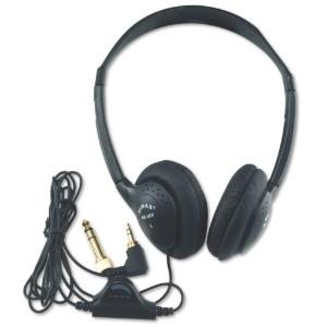 AmpliVox® Personal Multimedia Stereo Headphones with Volume Control, Essendant LLC MS
