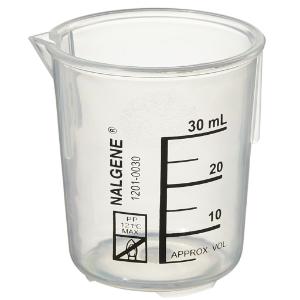 Polypropylene griffin low-form plastic beakers