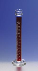 PYREX® Lifetime Red™ Single Metric Scale Graduated Cylinders, To Contain, Corning