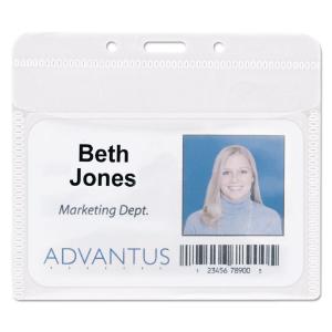 Advantus® PVC-Free Badge Holders