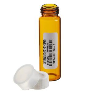Premium pack amber glass vials with 0.060 in. Septa