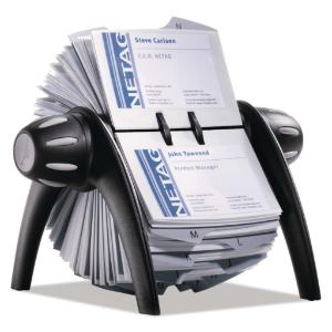 Durable® VISIFIX® Flip Rotary Business Card File, Essendant LLC MS