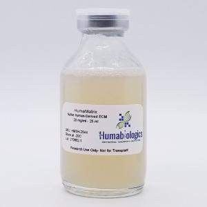 HumaMatrix native human-derived ECM, 20 mg/ml solution, 25 ml