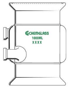 Filter Reaction Vessels Body, Jacketed, Chemglass
