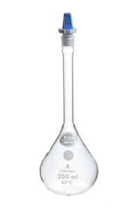 SP Wilmad-LabGlass Volumetric Flasks with Plastic Stopper, Class A, SP Industries