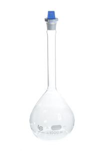SP Wilmad-LabGlass Volumetric Flasks with Plastic Stopper, Class A, SP Industries