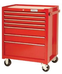 Proto® 440SS Tool Cabinets, 7 Drawers, Red, Stanley® Products