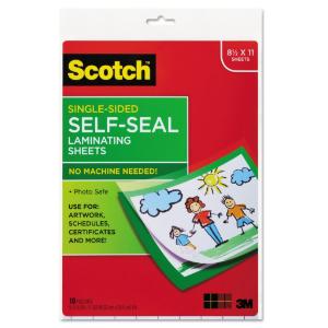 Scotch® Self-Sealing Laminating Sheets, Essendant