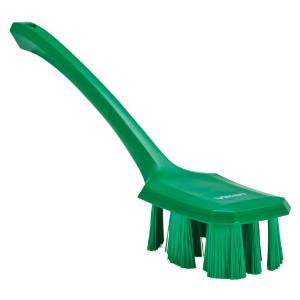 Brush long handle ust stiff pp/pbt green