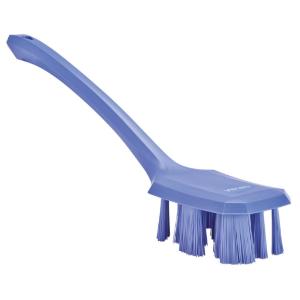 Brush long handle ust stiff purple