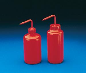VWR® Red Wash Bottles, LDPE