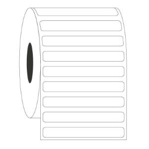 Metalitag™ metal racks labels for barcode and thermal printers, white