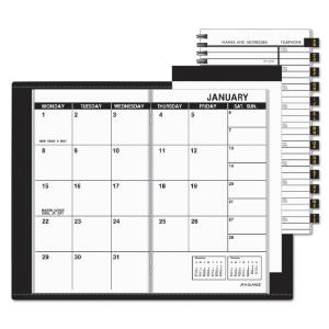 AT-A-GLANCE® Deluxe Pocket-Size Unruled Monthly Planner, Essendant