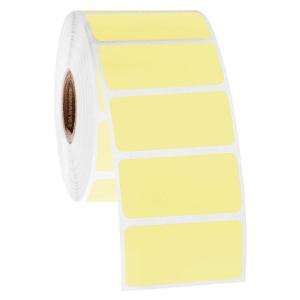 Metalitag™ metal racks labels for barcode and thermal printers, yellow