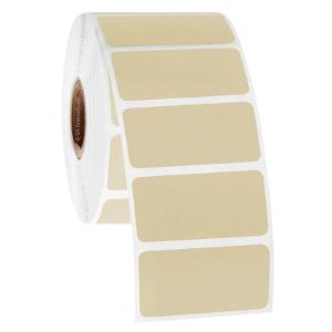 Metalitag™ metal racks labels for barcode and thermal printers, beige