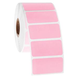 Metalitag™ metal racks labels for barcode and thermal printers, pink