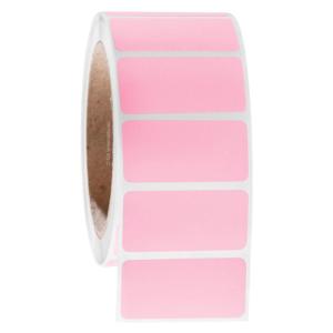 Metalitag™ metal racks labels for barcode and thermal printers, pink