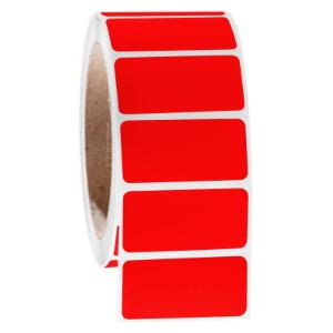 Metalitag™ metal racks labels for barcode and thermal printers, red