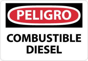 Hazardous Material Peligro Signs, National Marker