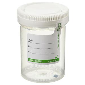 Wide-mouth 120 ml (4 oz.) 53 mm specimen containers