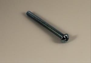 Bolt round head slotted 2in 10/32