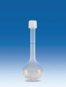 Volumetric flask, PFA, PFA cap, class A, 100 ml, pack 2