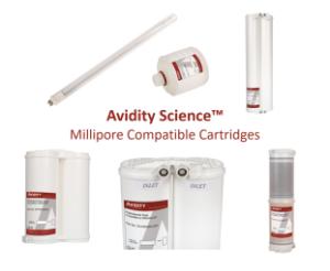 Avidity Science - compatible cartridges for Millipore
