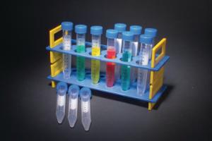 Test Tube Rack with 15 ml Plastic Tubes