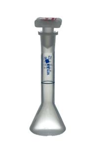 Volumetric flask with NS stopper, PP, class B, 10 ml,  pack 2