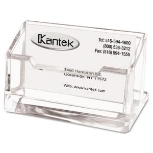 Clear Acrylic Business Card Holder, Essendant