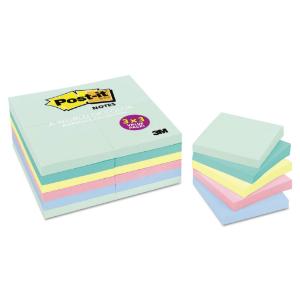 Post-it® Notes Original Pads in Pastel Colors, Essendant