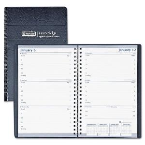 House of Doolittle™ Memo Size Weekly Appointment Book Ruled for Half-Hour Appointments, Essendant