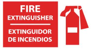 Fire Extinguisher Signs, National Marker