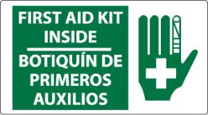 First Aid and Spill Response Signs without Header, National Marker