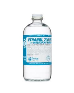 Ethanol for molecular biolgoy, 1 pint, glass container