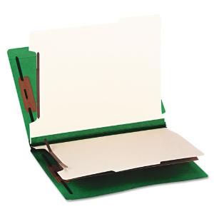 Smead® Colored End Tab Classification Folders with Dividers