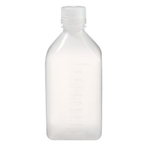 Square narrow-mouth PPCO bottles with closure