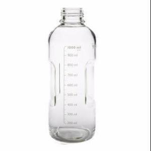 InfinityLab solvent bottle, GL 45, clear, glass, 1000 ml, with cap