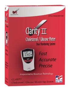 Cholesterol meter kit