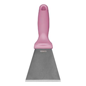 Stainless steel scraper 3.0" pink