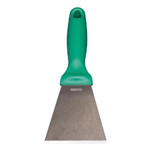 Stainless steel scraper 3.0" green