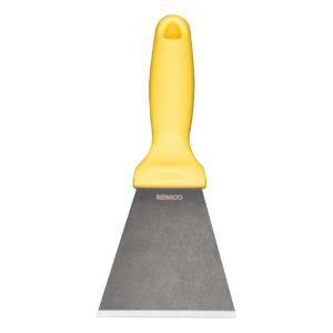 Stainless steel scraper 3.0" yellow