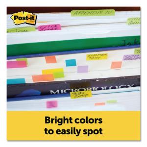 Page markers, five neon colors