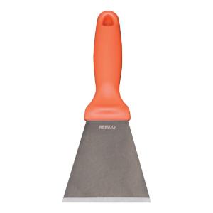 Stainless steel scraper 3.0" orange