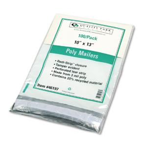 Quality Park™ Redi-Strip™ Recycled Poly Mailer, Essendant LLC MS