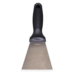 Stainless steel scraper 3.0" black