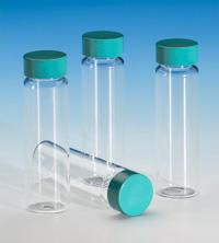 Sample Vials, Clear, PTFE Lined Caps, Chemglass