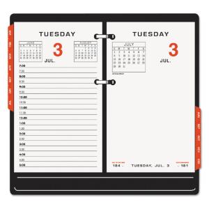 AT-A-GLANCE® Two-Color Daily Desk Calendar Refill, Essendant