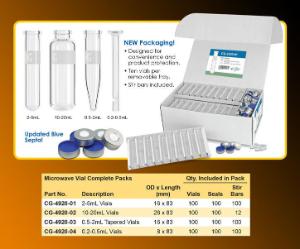Microwave Vial Kits, Chemglass